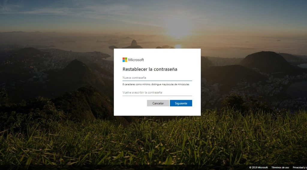 reestablecer contraseña correo hotmail