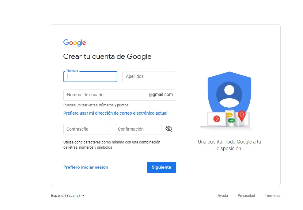 gmail paso 3